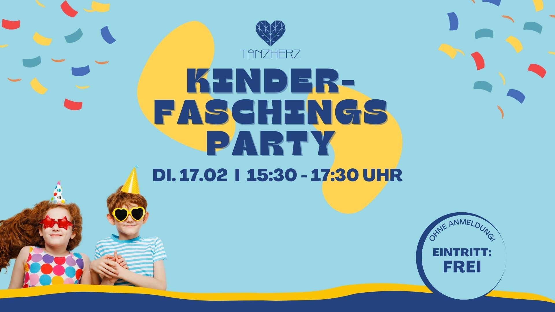Kinderfaschingsparty im Tanzherz Berlin